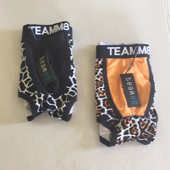 Men's Boxer Briefs - Black and Orange - Picture 1 of 4